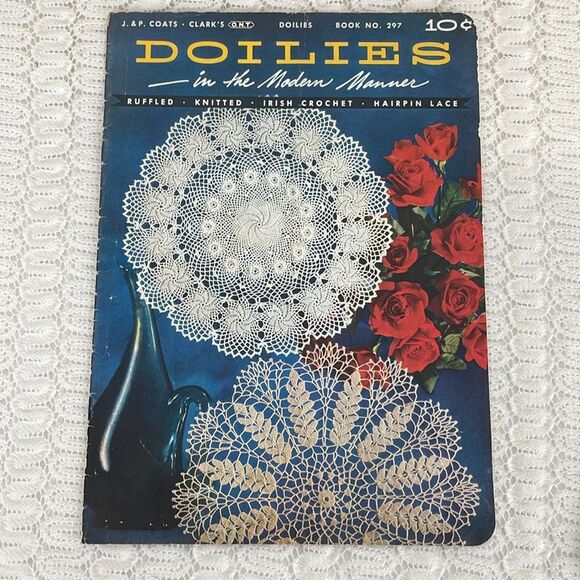Lot of (8) Doilies Magazines Vintage Instructional Patterns 70s and 80s - Picture 3 of 9